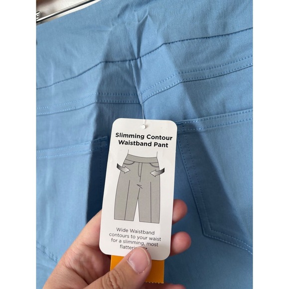 NWT - Women's Ruby Road Pull-On Capri Pants – Bluebell – Size 8 - Picture 5 of 5